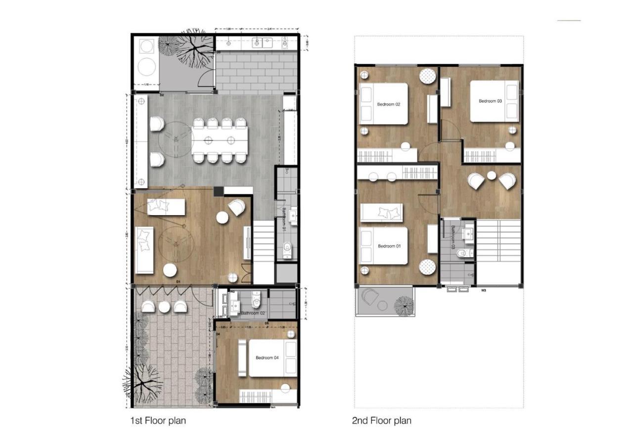 הוילה בנגקוק Aridom Designer Loft House מראה חיצוני תמונה